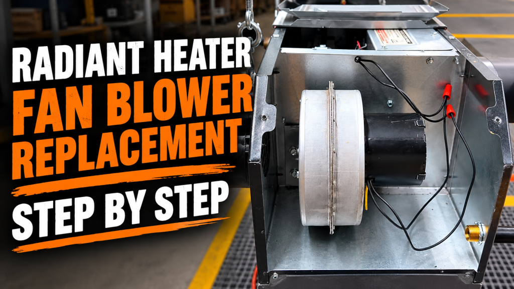 Radiant Heater Fan Blower Replacement: Step by Step