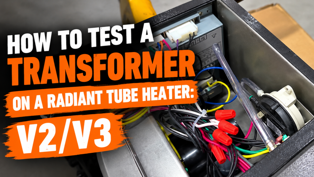 How to Test a Transformer on a Radiant Tube Heater: V2/V3